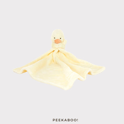 Personalised-Bashful-Duckling-Soother-Cover-Peekaboo