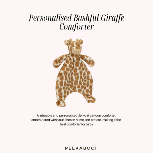Personalised-Bashful-Giraffe-Comforter-Peekaboo