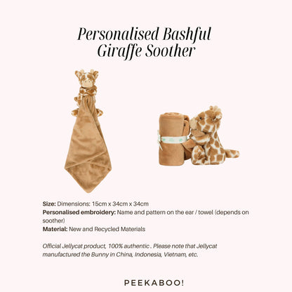 Personalised-Bashful-Giraffe-Soother-Details-Peekaboo