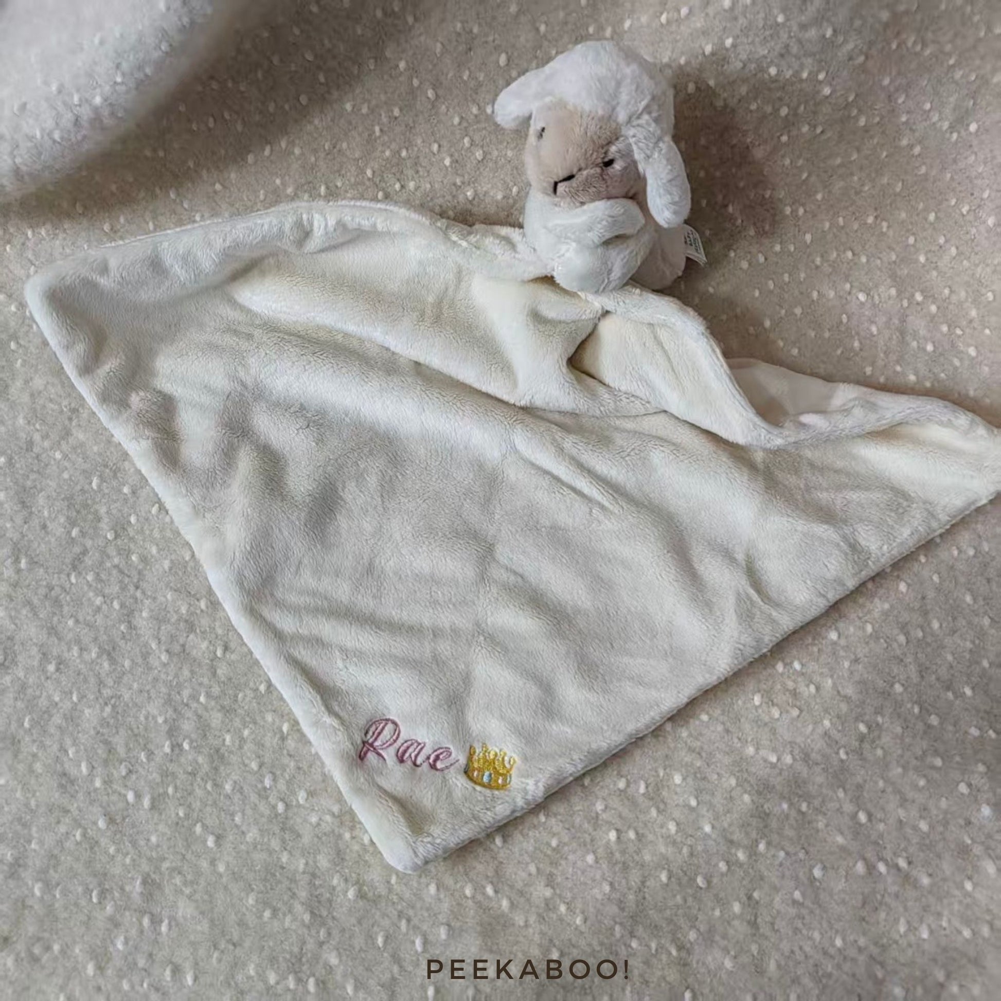 Personalised-Bashful-Lamb-Soother-Photo-Peekaboo