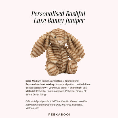 Personalised-Bashful-Luxe-Bunny-Juniper-size-Peekaboo
