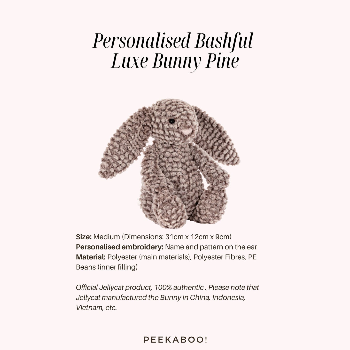 Personalised-Bashful-Luxe-Bunny-Pine-Size-Peekaboo