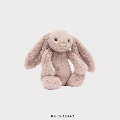 Personalised Bashful Luxe Bunny Rosa