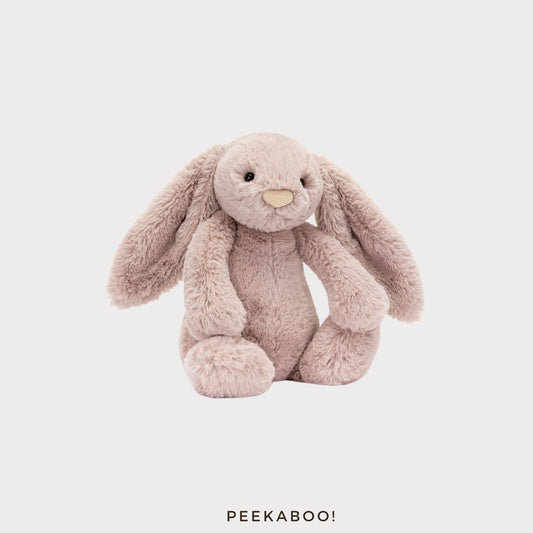 Personalised Bashful Luxe Bunny Rosa
