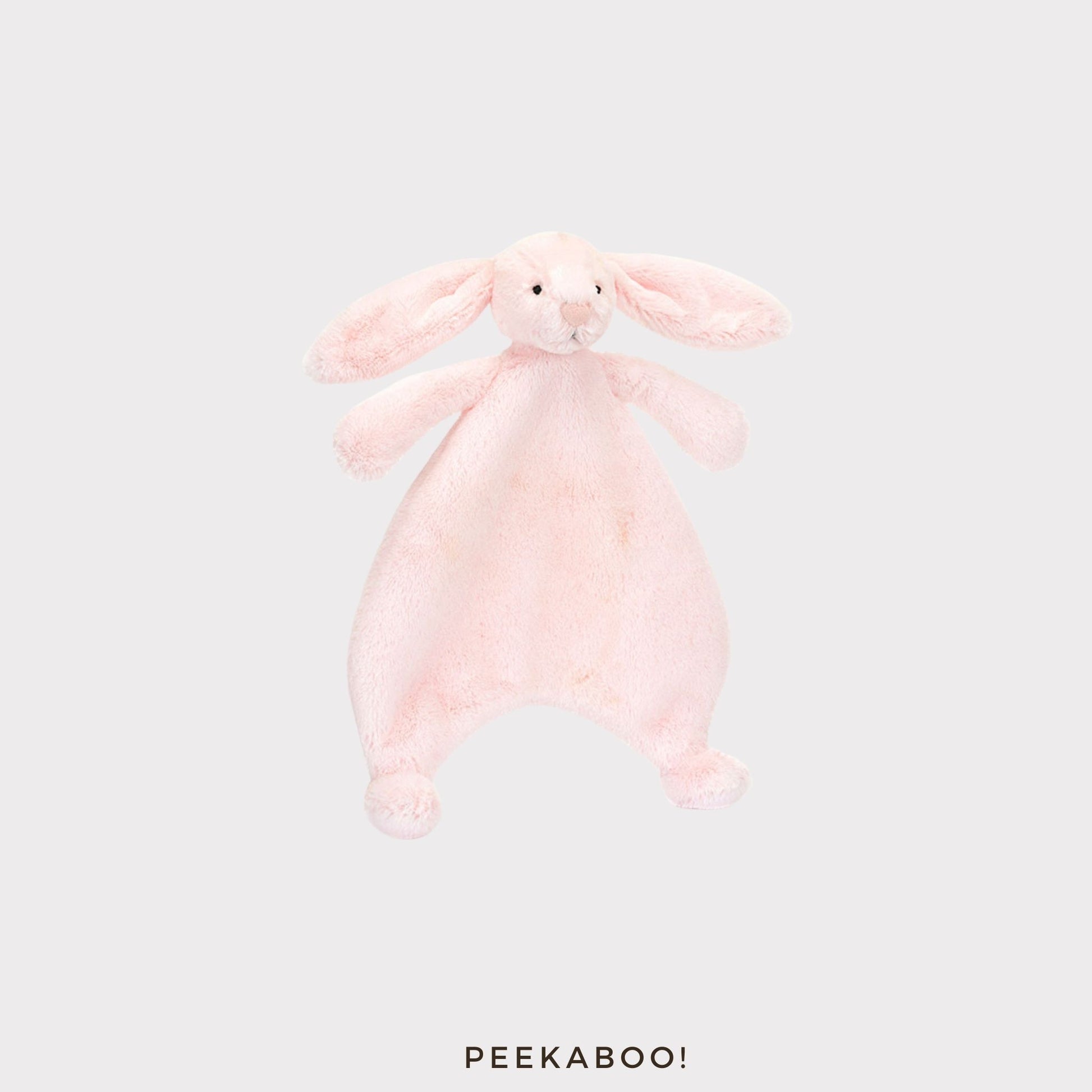 Personalised-Bashful-Pink-Bunny-Comforter-Cover-Peekaboo