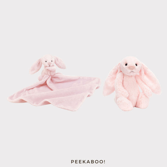 Personalised-Bashful-Pink-Bunny-Small-Gift-Cover-Peekaboo