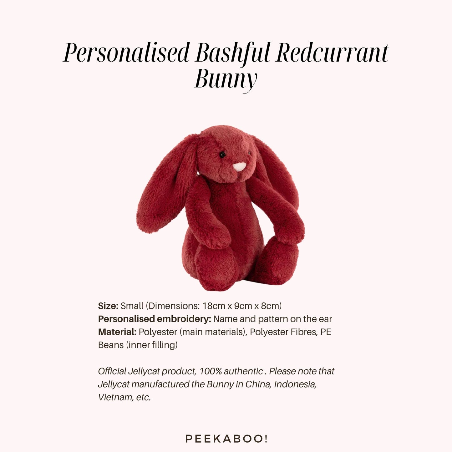 Personalised-Bashful-Redcurrant-Bunny-Size-Peekaboo