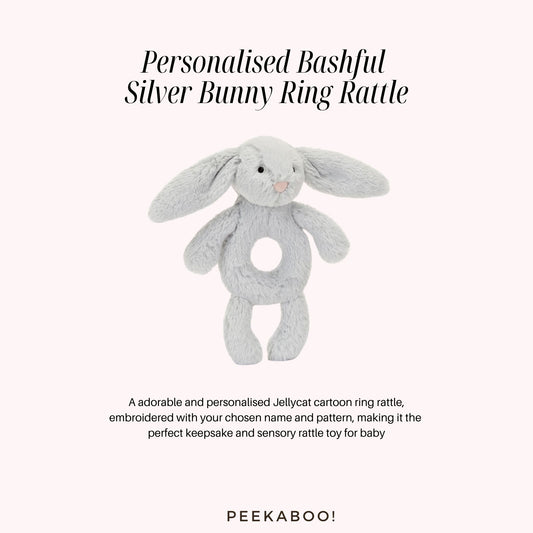 Personalised-Bashful-Silver-Bunny-Ring-Rattle-Peekaboo