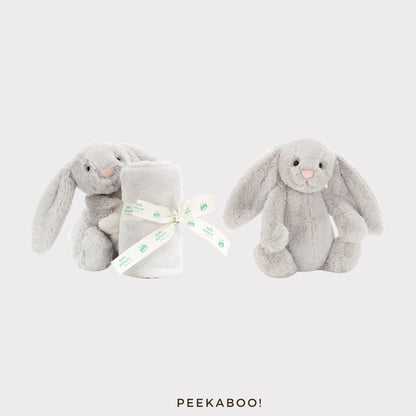 Personalised-Bashful-Silver-Bunny-Small-Gift-Cover-Peekaboo