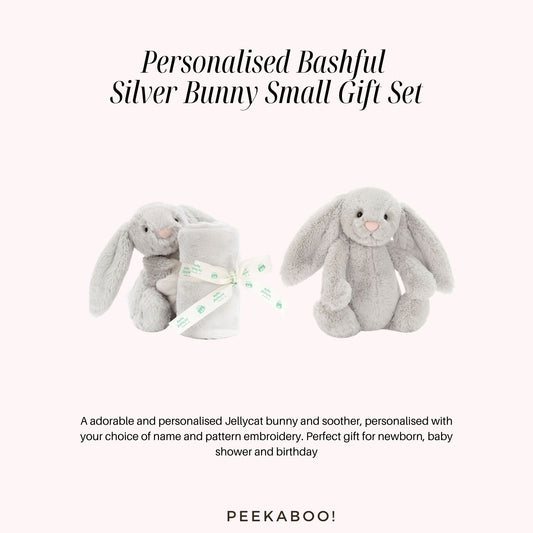 Personalised-Bashful-Silver-Bunny-Small-Gift-Peekaboo