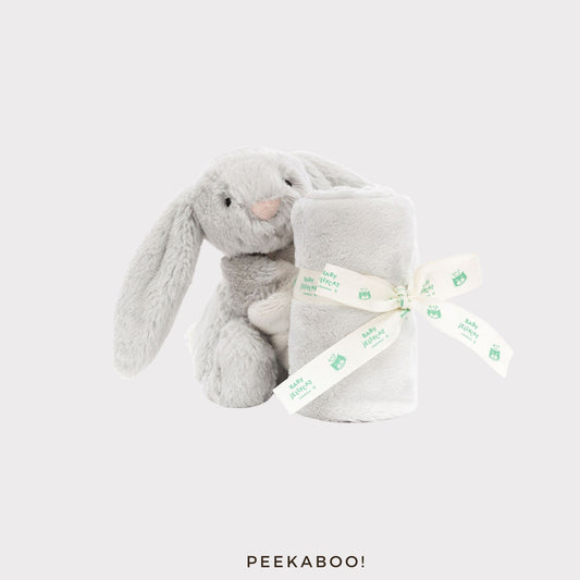 Personalised-Bashful-Silver-Bunny-Soother-Cover-Peekaboo