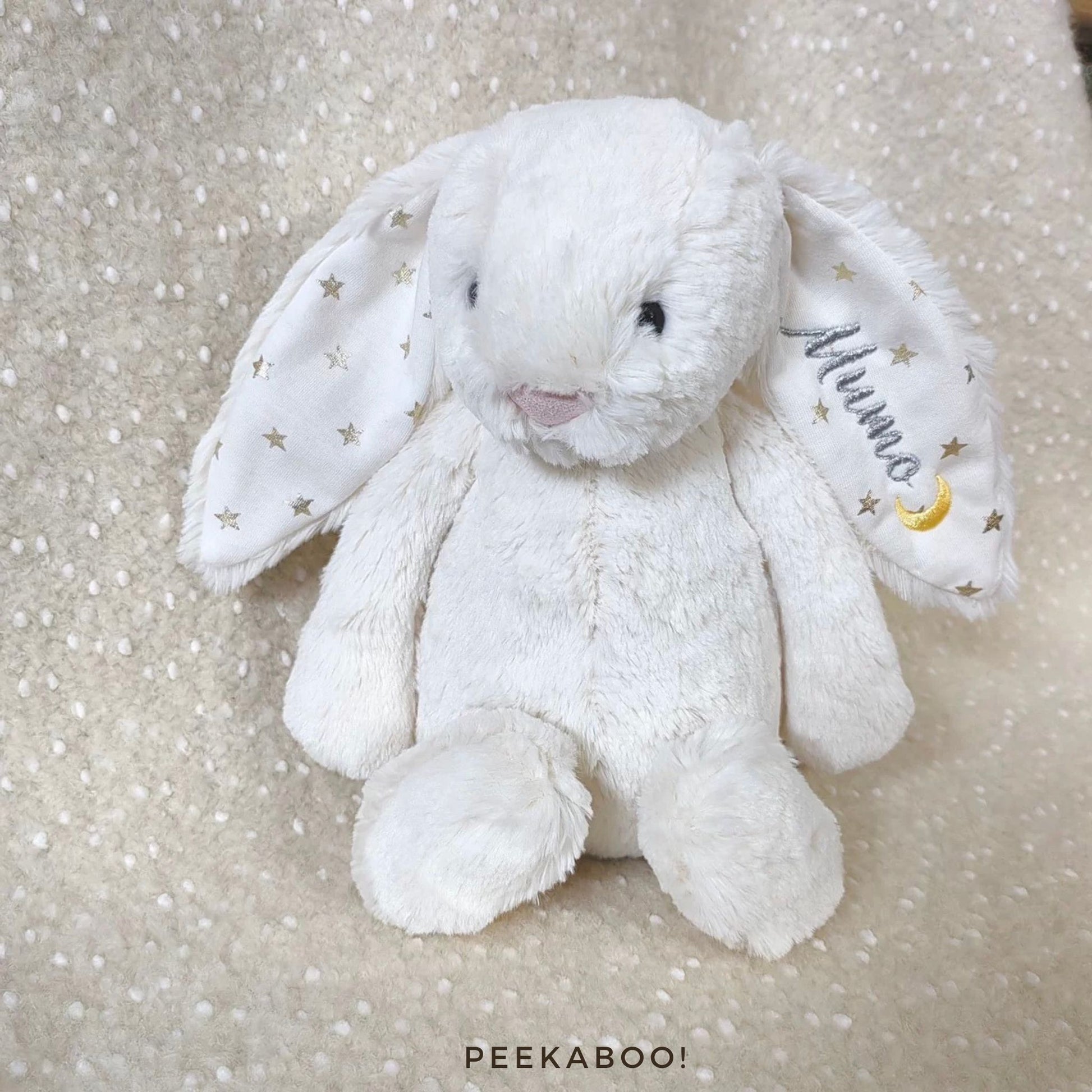 Personalised-Bashful-White-Star-Bunny-Photo-Peekaboo