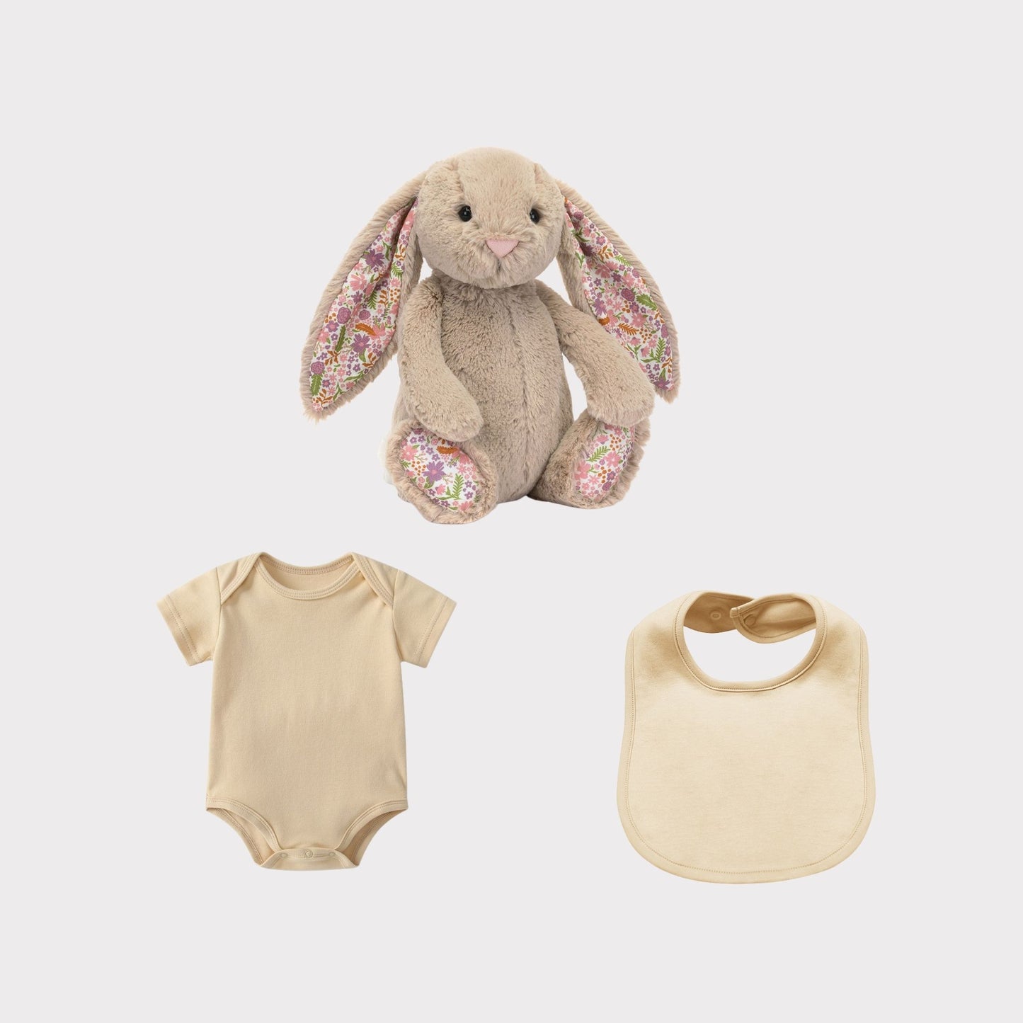 Personalised-Blossom-Beige-Petal-Bunny-Set-Cover-Peekaboo