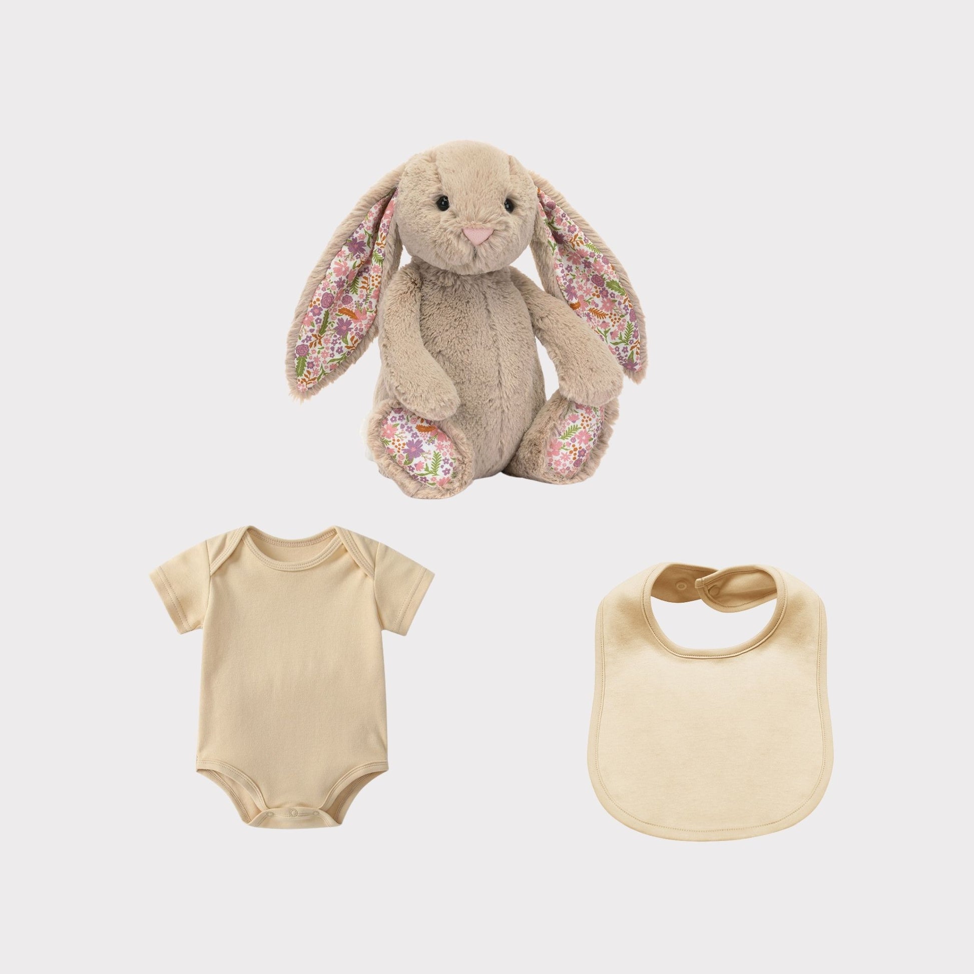 Personalised-Blossom-Beige-Petal-Bunny-Set-Cover-Peekaboo