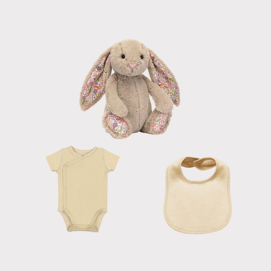 Personalised-Blossom-Beige-Petal-Bunny-Set-Cover-Peekaboo