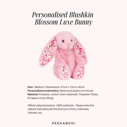 Personalised-Blushkin-Blossom-Luxe-Bunny-size-Peekaboo