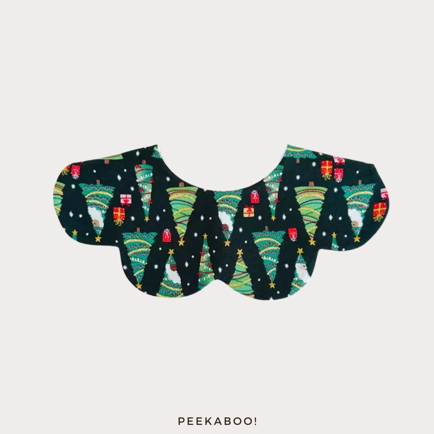 Personalised-Christmas-Tree-Baby-Bib-cover-Peekaboo