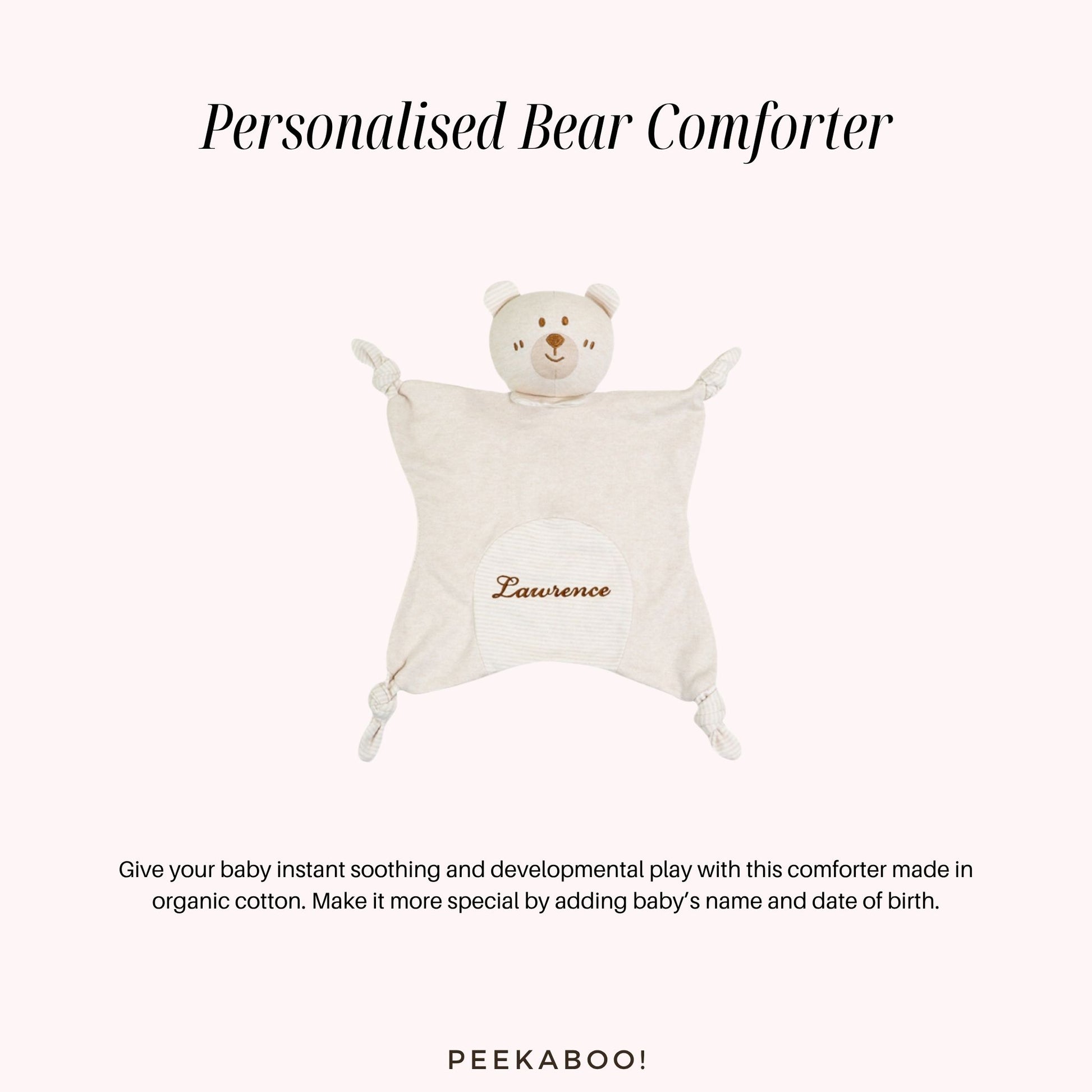 Personalised-Comforter-Bear-Peekaboo-Baby-And-Kids