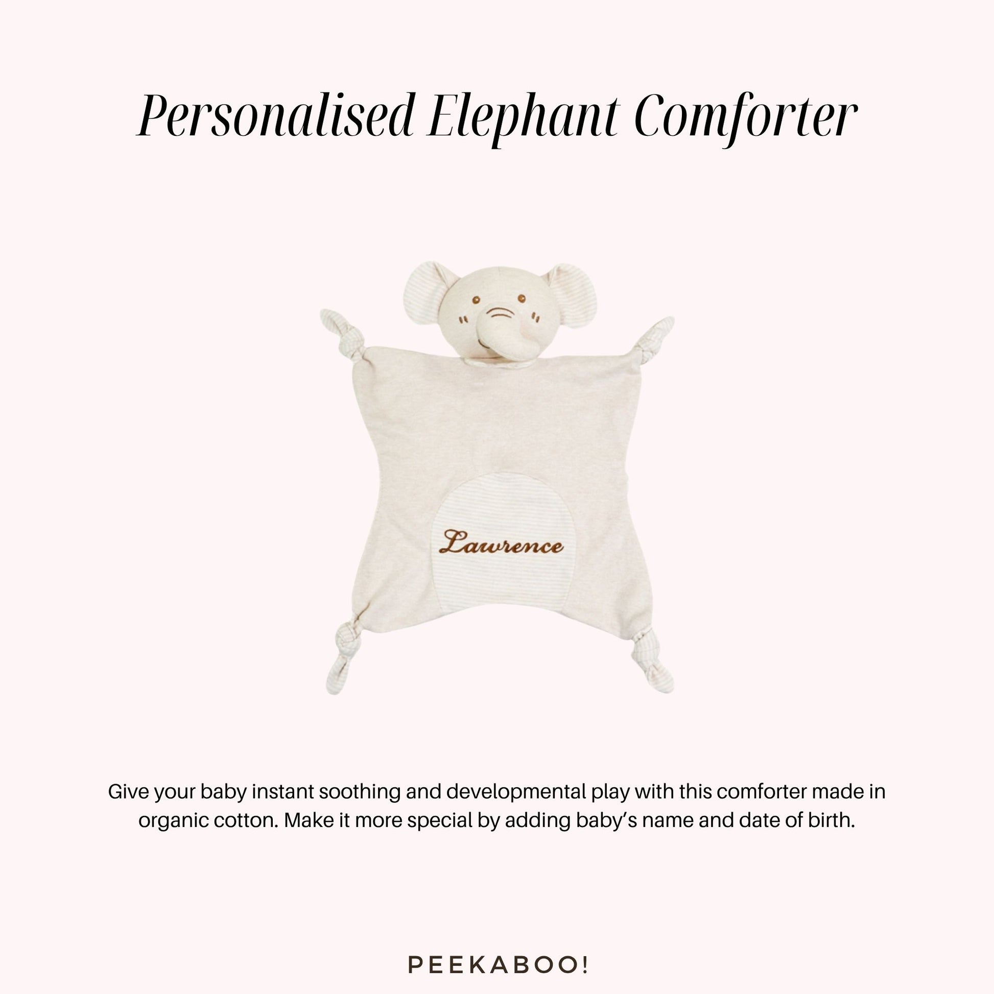 Personalised-Comforter-Elephant-Peekaboo-Baby-And-Kids