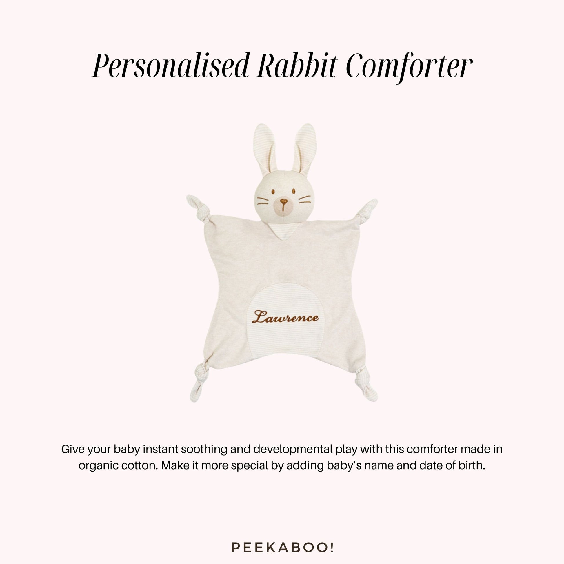 Personalised-Comforter-Rabbit-Peekaboo-Baby-And-Kids