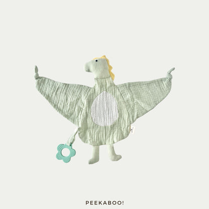 Personalised-Cotton-Comfortchew-Dinosaur-cover-Peekaboo