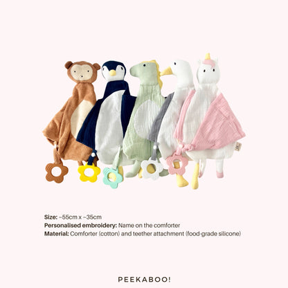 Personalised-Cotton-Comfortchew-size-Peekaboo