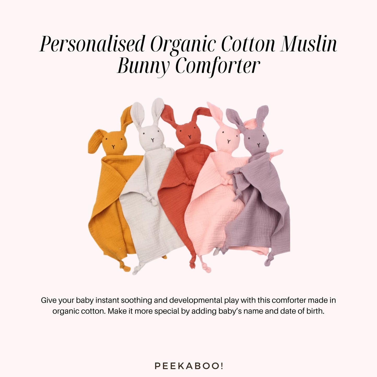 Personalised-Cotton-Muslin-Comforter-Bunny-Peekaboo