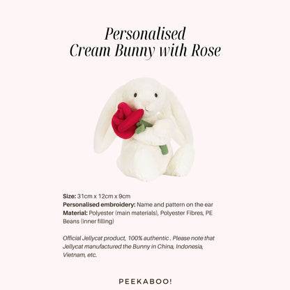 Personalised-Cream-Bunny-Rose-size-Peekaboo