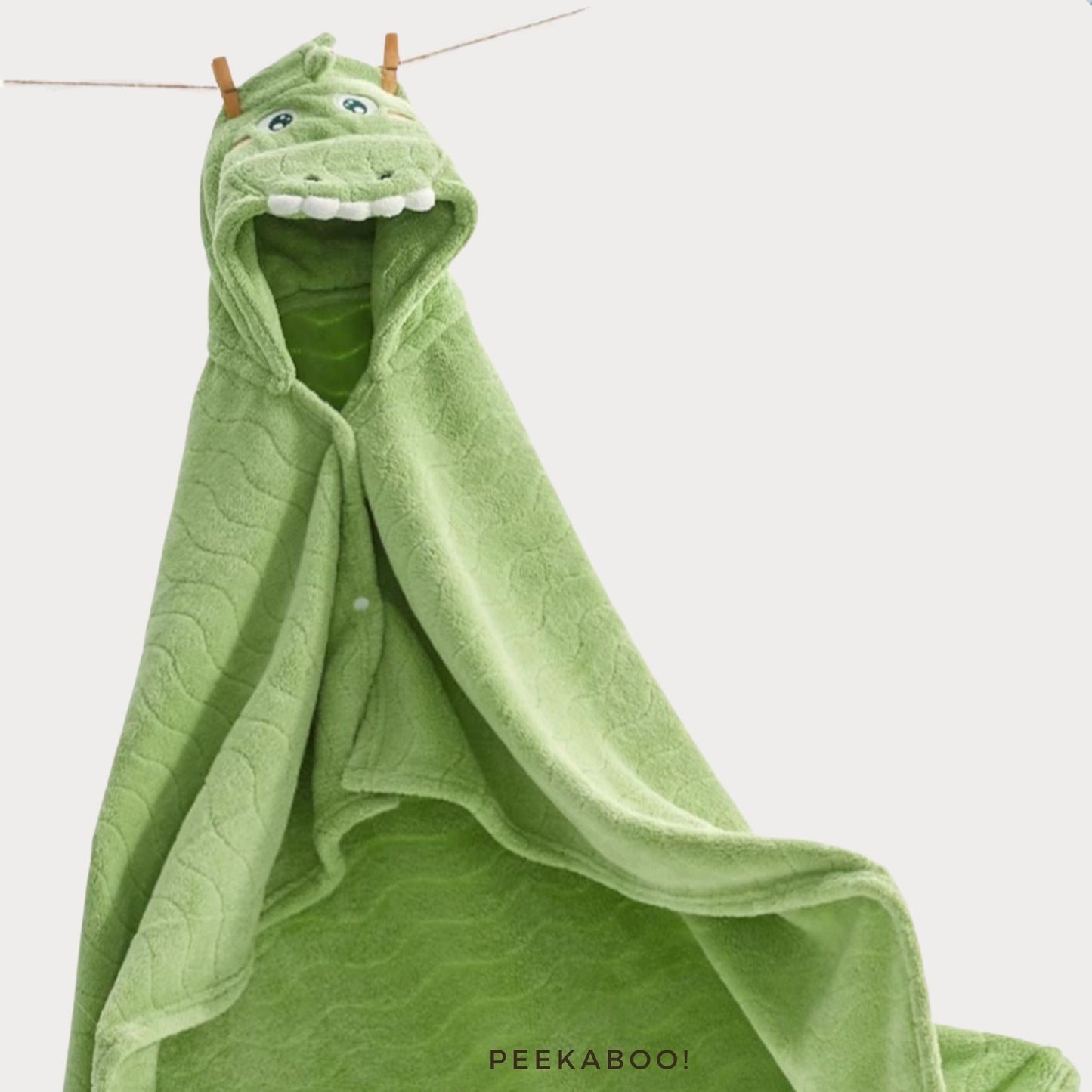 Personalised-Dinosaur-Bath-towel-cover2-Peekaboo