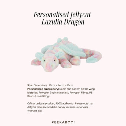 Personalised-Jellycat-Lazulia-Dragon-size-Peekaboo