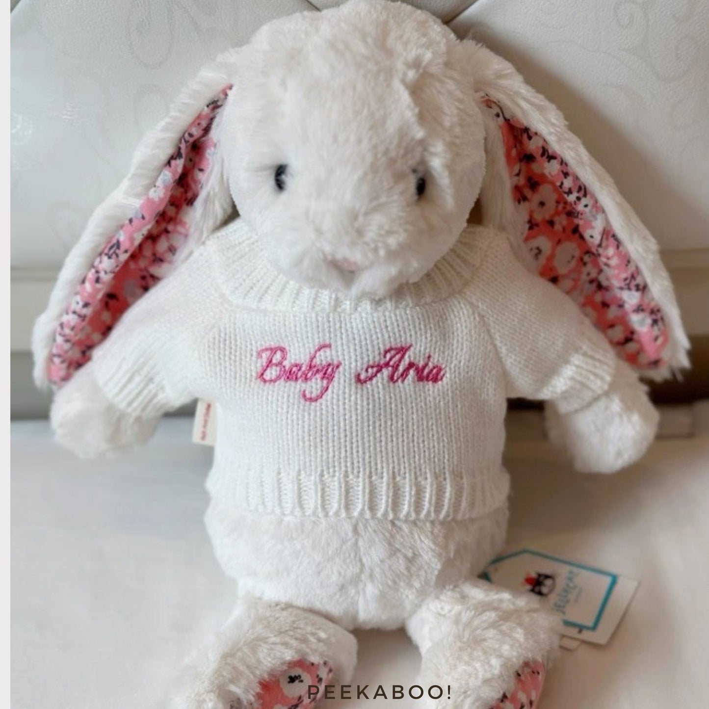 Personalised-Jellycat-jumper-photo-Peekaboo