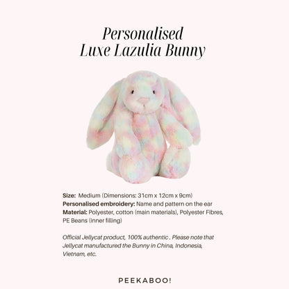 Personalised-Luxe-Lazulia-bunny-size-Peekaboo