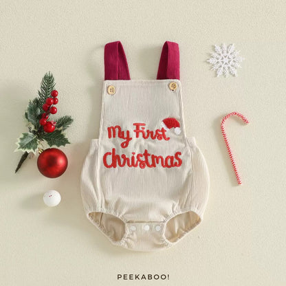 Personalised “My First Christmas” Baby Romper