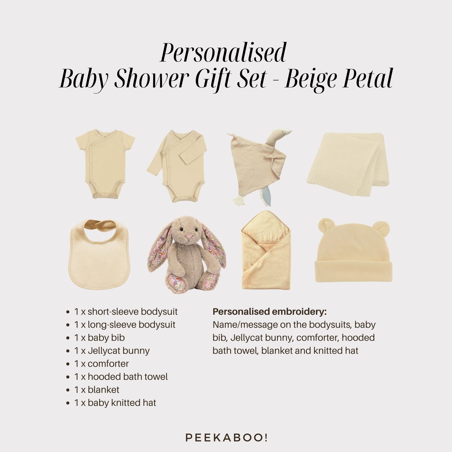 Personalised-Newborn-Baby-Welcome-Giftset-Beige-Petal-Details-Peekaboo