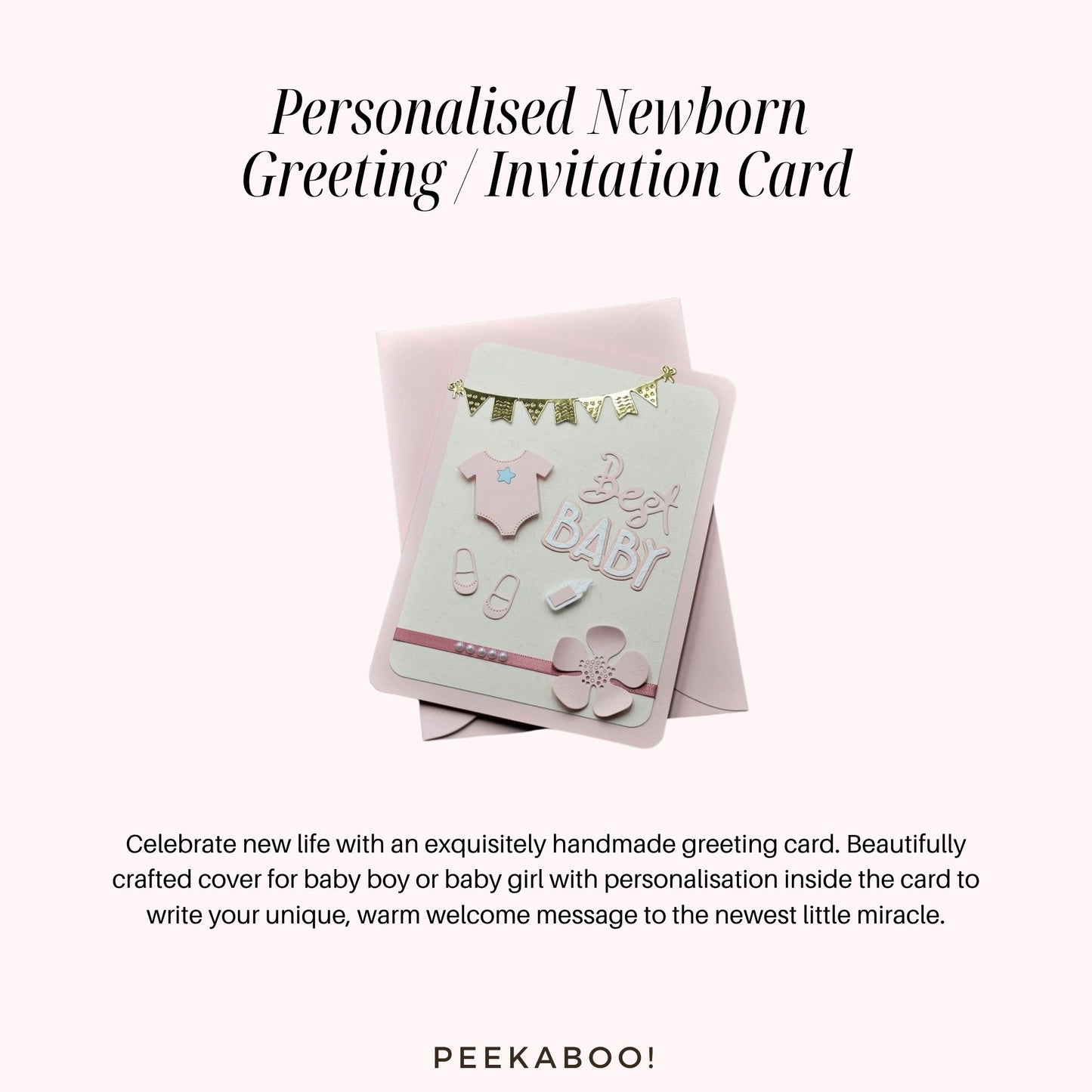 Personalised-Newborn-Greeting-Invitation-Card-Girl-Peekaboo-Baby-And-Kids