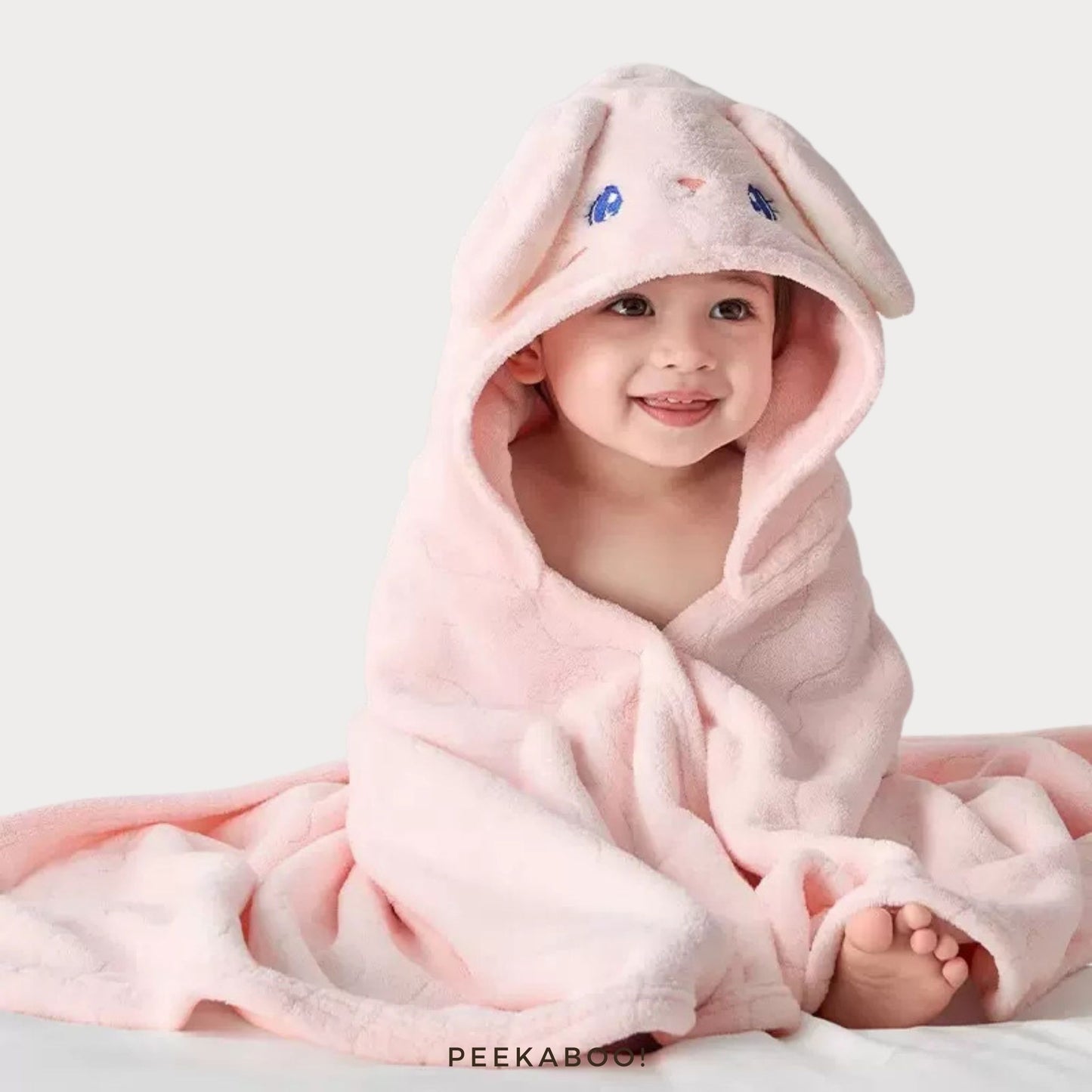 Personalised-Rabbit-Bath-Towel-cover-Peekaboo