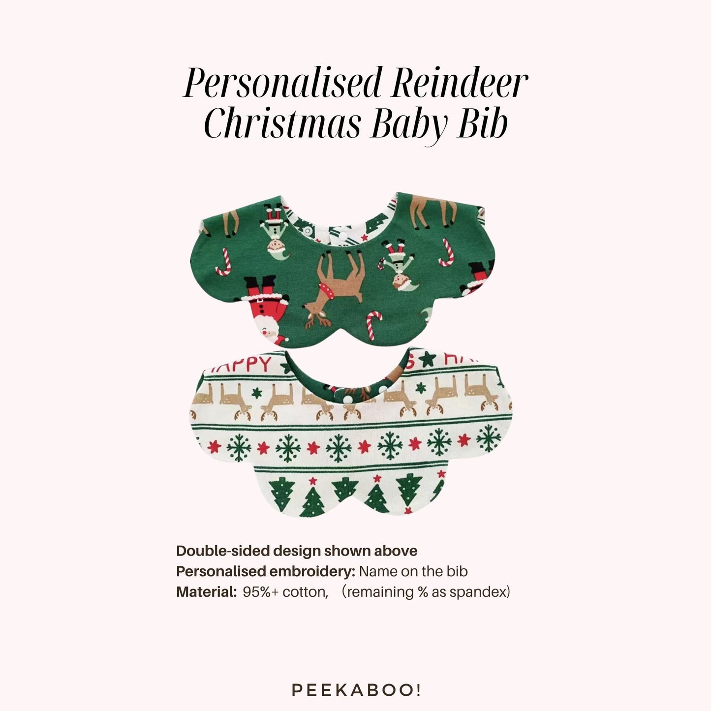 Personalised-Reindeer-Christmas-Baby-Bib-Size-Peekaboo