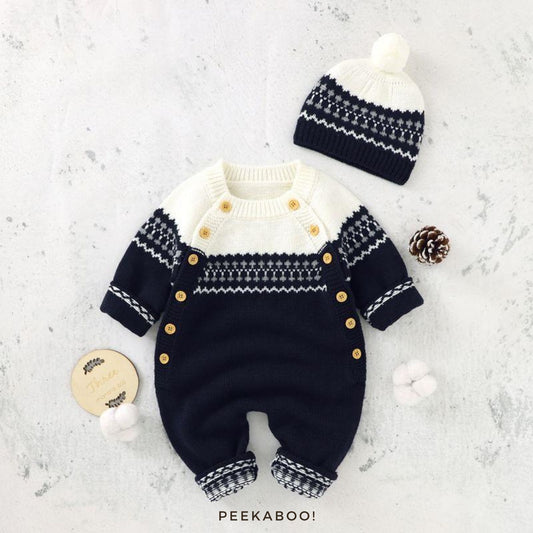 Personalised-Romper-Hat-Winter-Gift-Set-Blue-Cover-Peekaboo