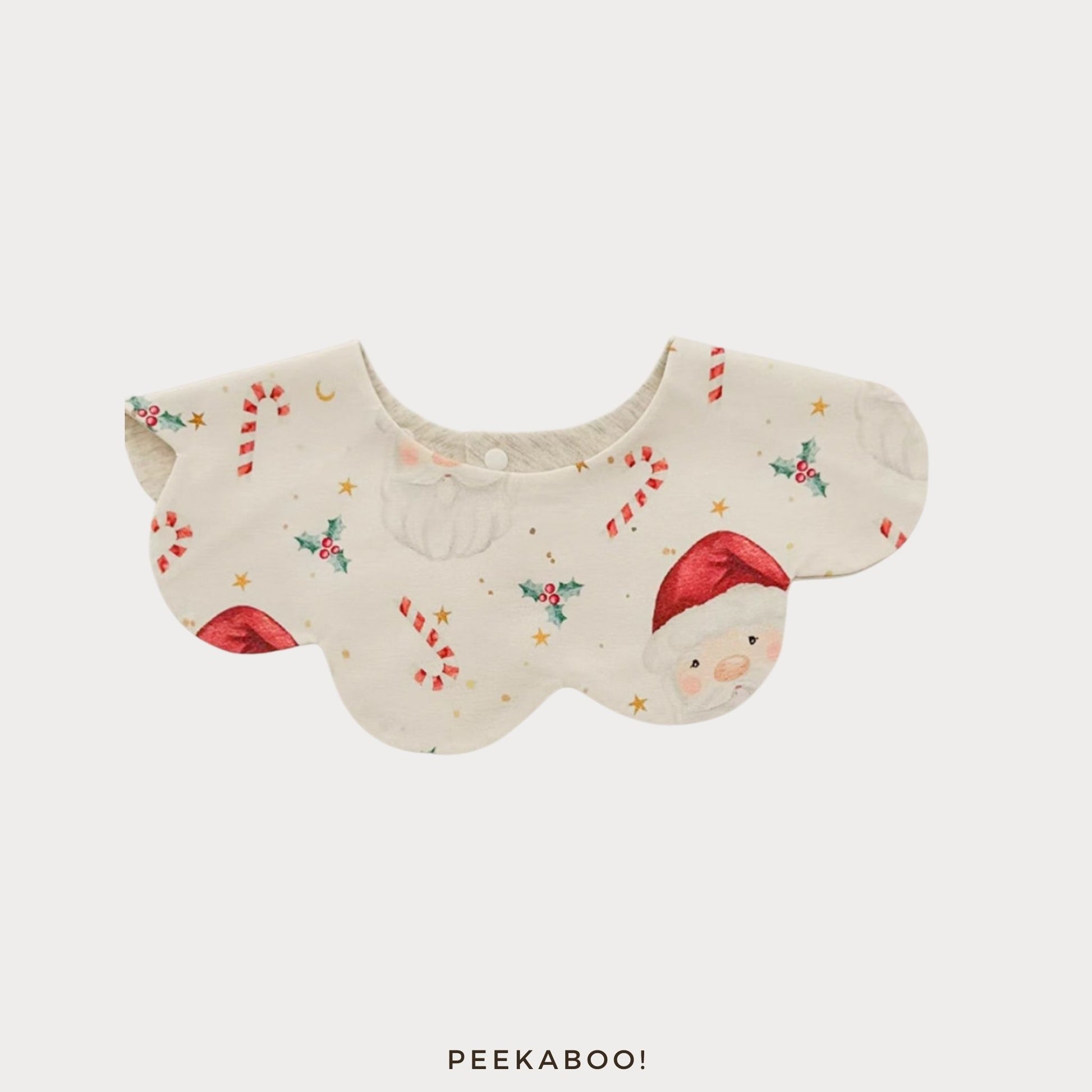 Personalised-Santa-Claus-Christmas-Baby-Bib-cover-Peekaboo