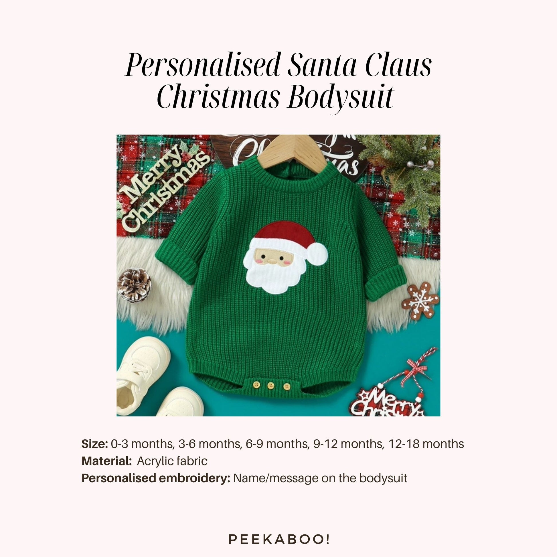 Personalised-Santa-Claus-Christmas-Bodysuit-Size-Peekaboo