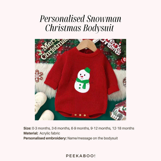 Personalised-Snowman-Christmas-Bodysuit-Size-Peekaboo
