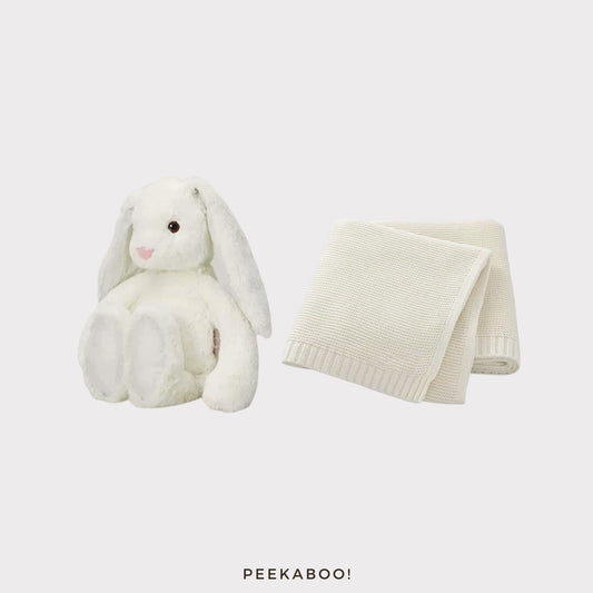 Personalised-bunny-blanket-sweet-dream-giftset-white-Cover-Peekaboo