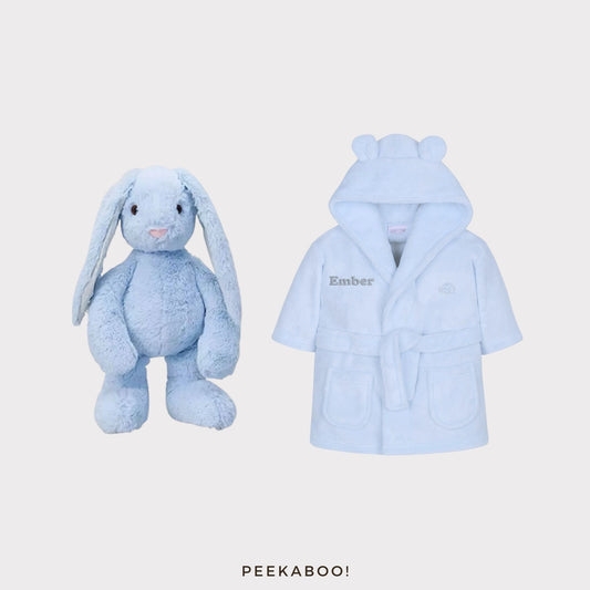 Personalised-bunny-romper-bedtime-giftset-blue-Cover-Peekaboo