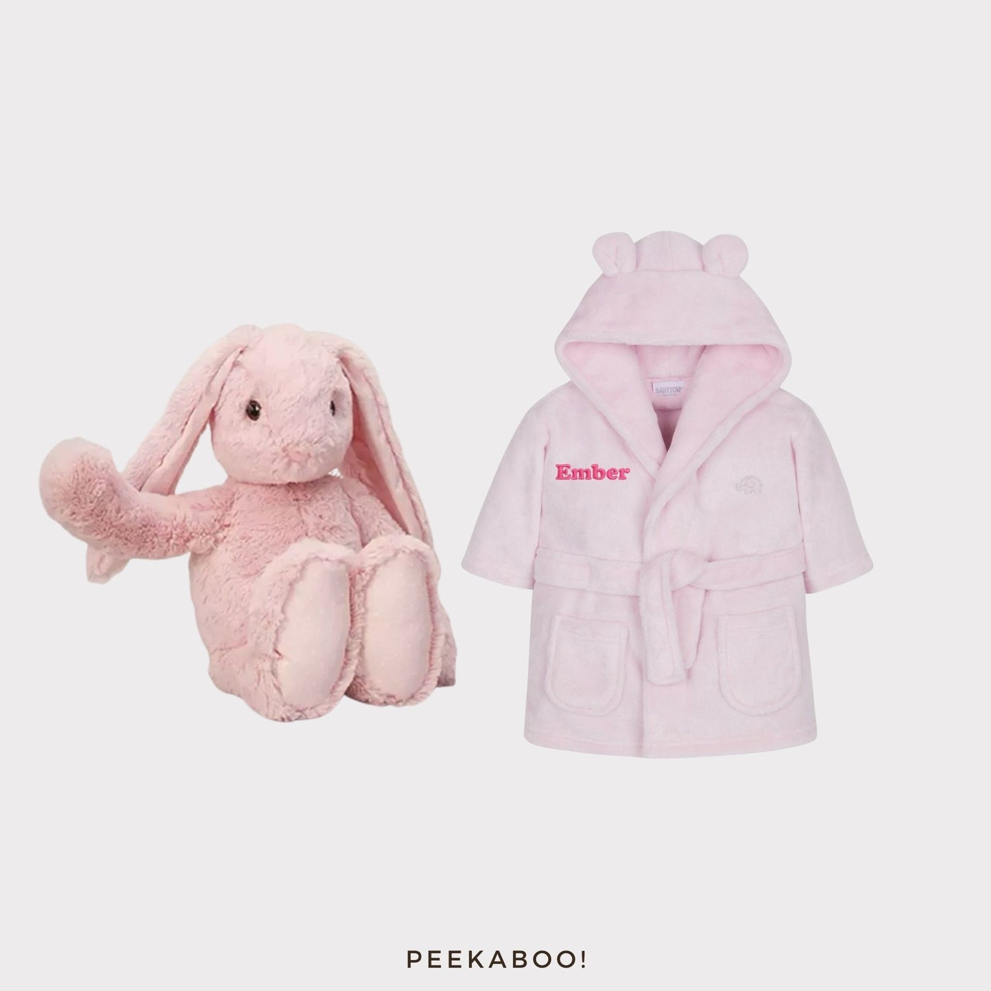 Personalised-bunny-romper-bedtime-giftset-pink-Cover-Peekaboo