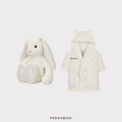 Personalised-bunny-romper-bedtime-giftset-white-Cover-Peekaboo