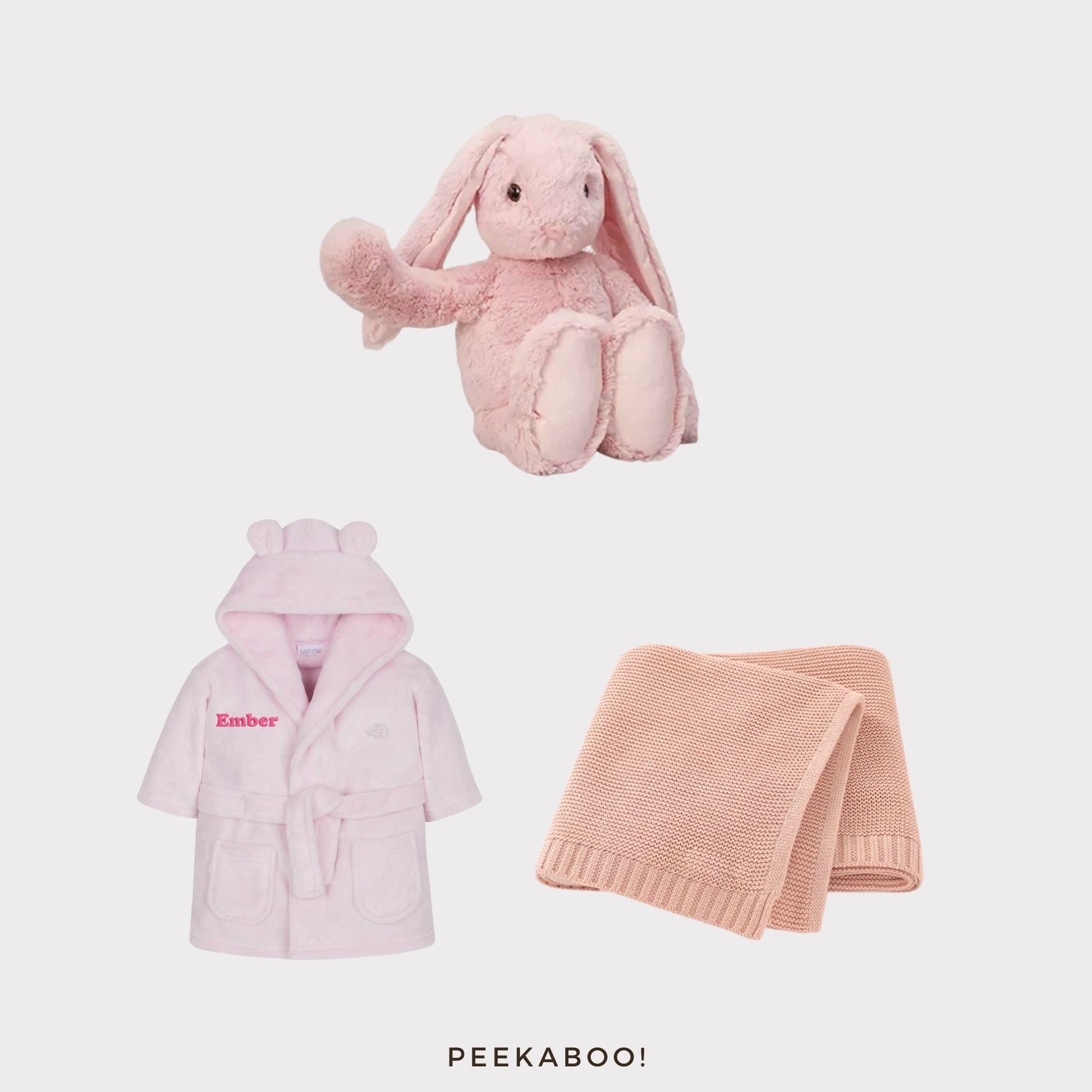Personalised-bunny-romper-blanket-good-night-giftset-pink-Cover-Peekaboo