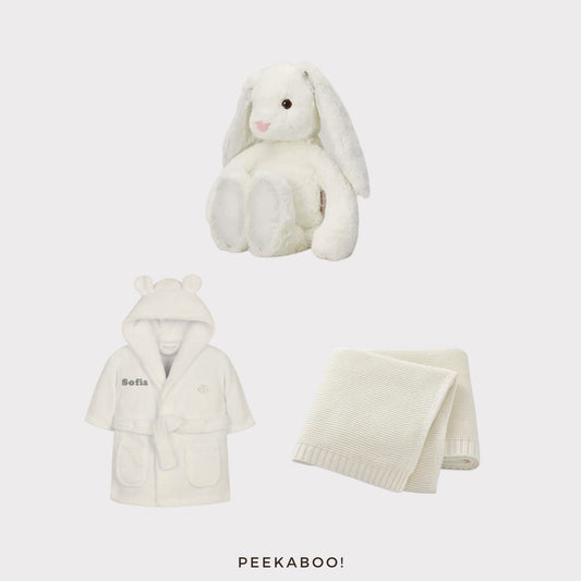 Personalised-bunny-romper-blanket-good-night-giftset-white-Cover-Peekaboo