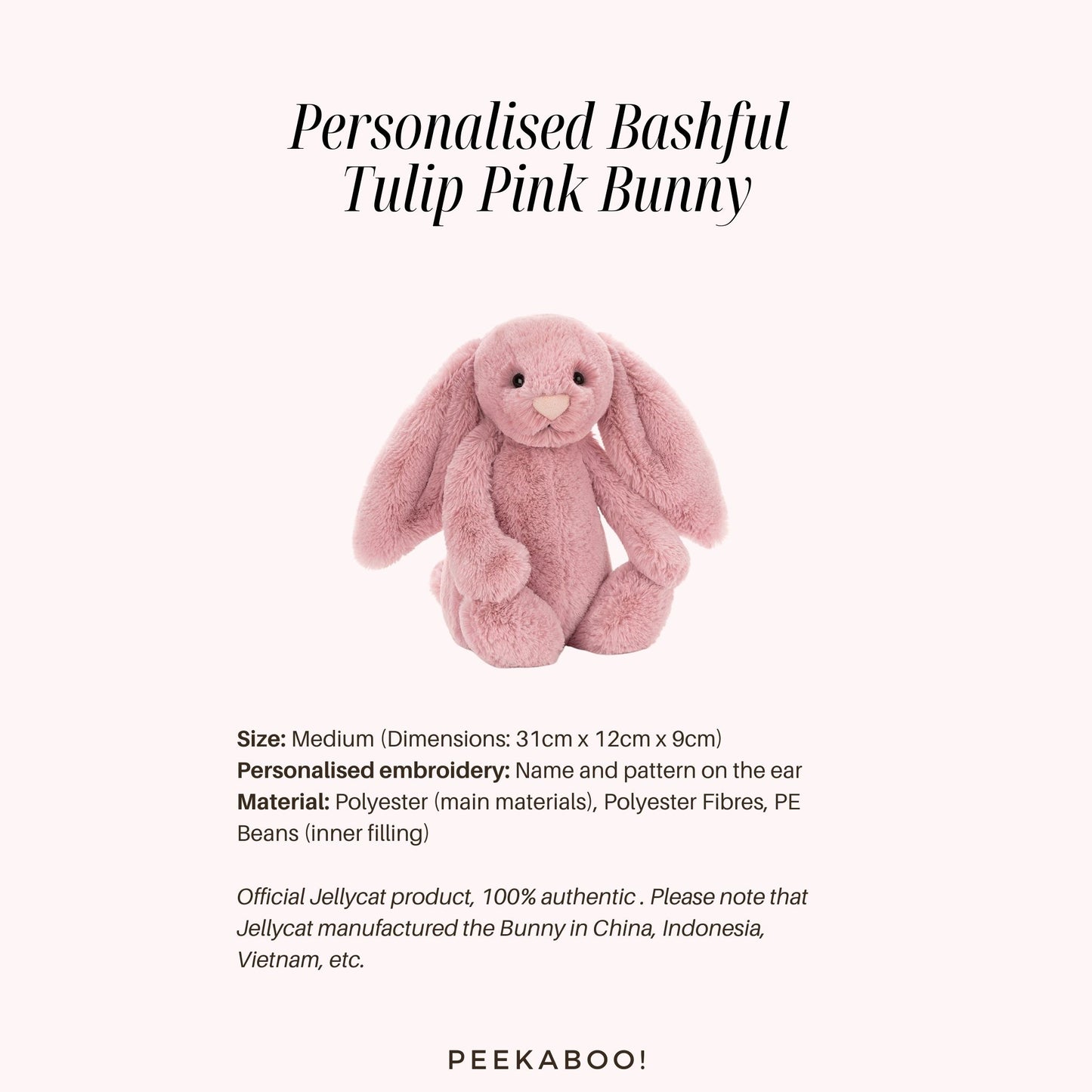 Personalised-tulip-pink-Bunny-Size-Peekaboo