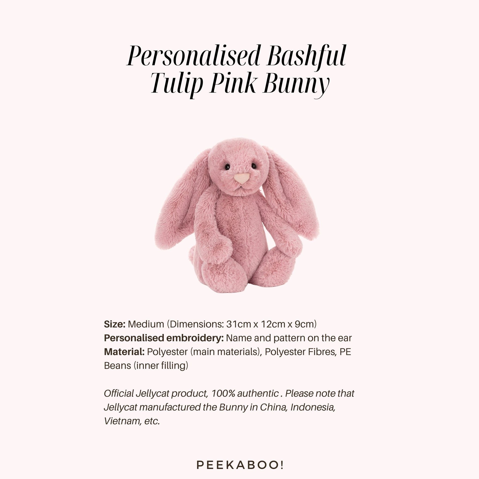 Personalised-tulip-pink-Bunny-Size-Peekaboo