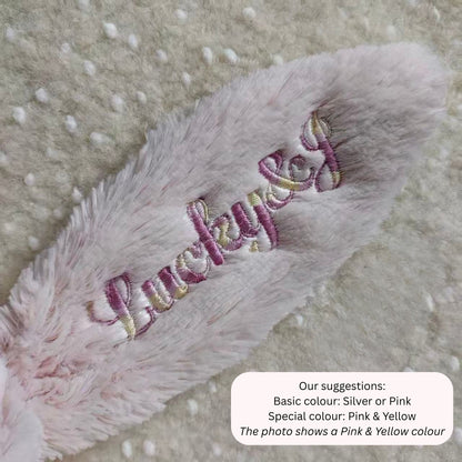 Personalised Jellycat Bashful Bunny - Pink Colour